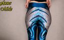 Anna Mole: Une PAWG en short et legging pour yoga fait virevolter...