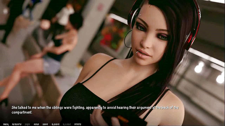 Dirty GamesXxX: A.O.A学院：火车站，和可爱的女孩 - 第3集