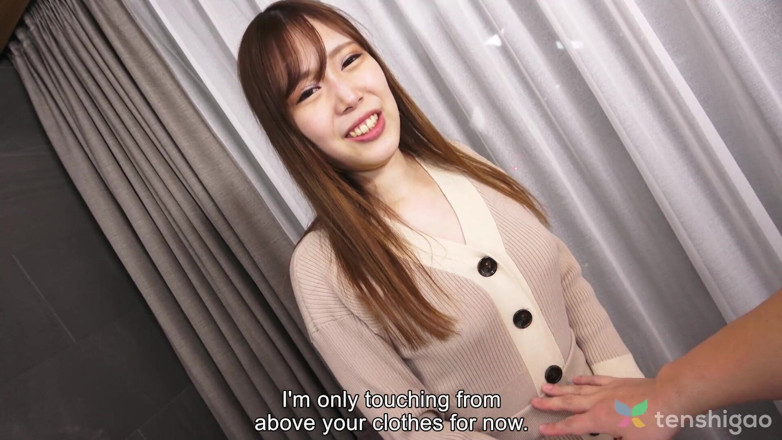 Tenshigao: Japanese amateur An Takada has a hairy pussy and she...