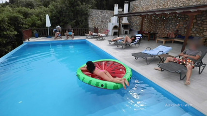 Alexandra Wett: Fucked in the Hotel Pool in Front of All Guests