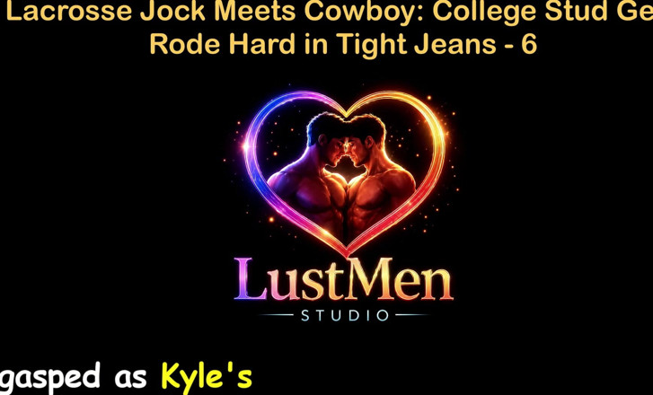 LustMen: Английская аудио гей секс-история - Lacrosse Jock встречает ковбой колледж жестко скачет в тугих джинсах - часть 6