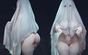 Naughty Sluts: Ryanreos Sexy Girl Dressed as a Ghost Addicted to Rough...