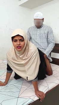 Soft and Desi Muslim Hijab Stepbrother Beautiful Tight Pussy Fucking
