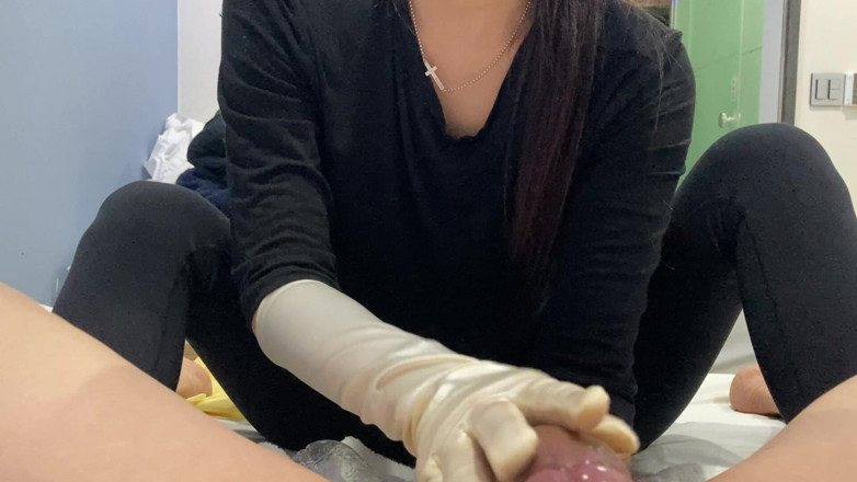 Glove Mistress: [pov] Saténové rukavice Krutý žalud královny a extrémní orgasmus ovládání honění