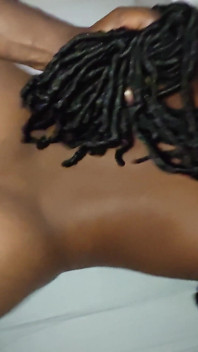 Hot Ebony Big Ass Maid Clean Dady's Cock When His Wife Is Out.