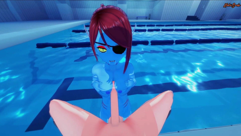 Hentai Smash: La sirène Undyne se fait baiser en POV dans la...