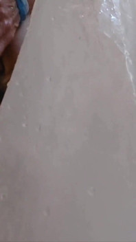Husband Riding Huge Dildo in Shower Pt 2