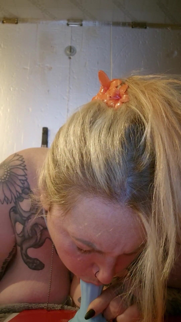 Bambi_beauty1: POV Sloppy Dildo BJ