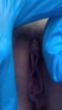 POV Facesitting with Medical Gloves