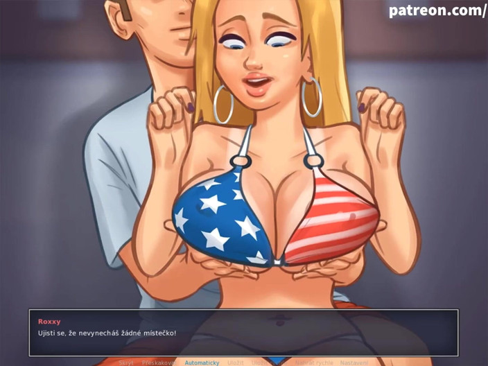 Cartoon Universal: Summertime saga 174부 - 거유 체코 서브 마사지
