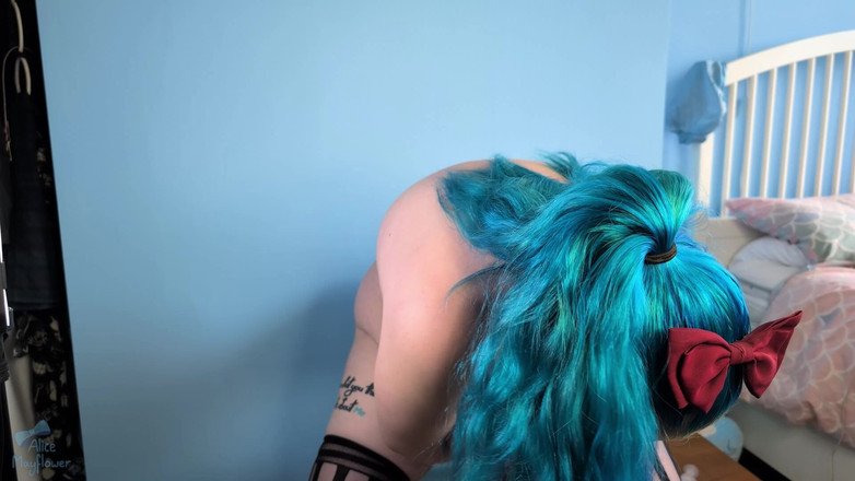 Alice_Mayflower_Scottish: Allenamento di mungitura del cazzo - ragazza solista