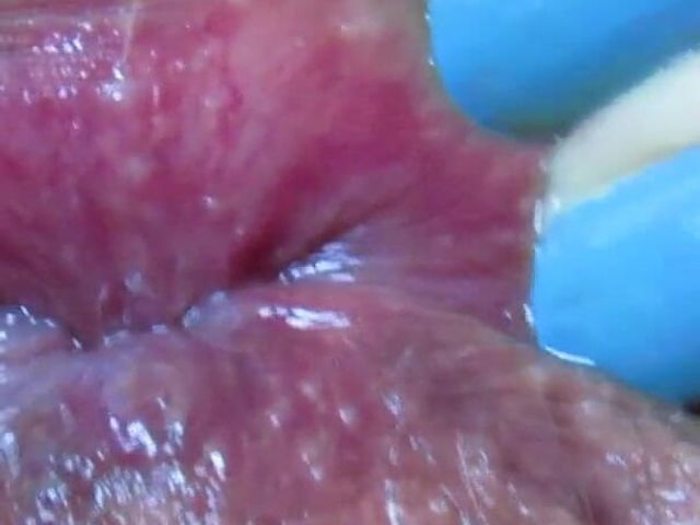 Close up anal play deep fingering asshole fetish (Cute Blonde 666)