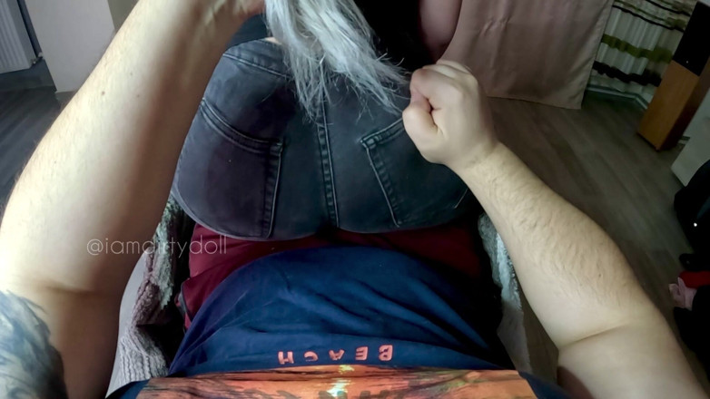 iamdirtydoll: POV Farting in Your Lap in Jeans