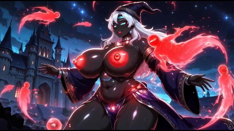 Hot girl dancing: 144. Tanec dark kouzelníka (ai animace)