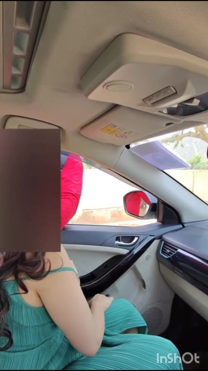 Asmita and sohom: Stranger Touch My Boobs in My Car (utomhus)