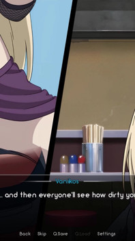 Naruto: Kunoichi Trainer - Slutty Blonde Teen Ino Yamanaka Has Risky Sex in a Restaurant. Her Little Pussy Gets Creampied