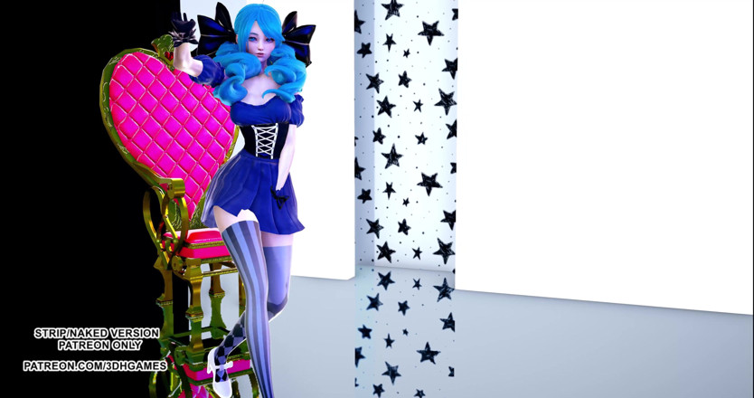 3D-Hentai Games: Bestie - Excuseme Gwen sexy kpop dance league of legends