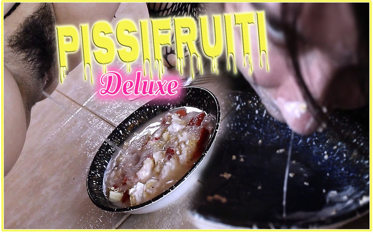 Slut Pisses in Her Fruit Bowl and Swallows It All (SADOFILMMAKERS)