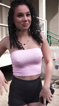 German Scout - Latina Bruno Santos with Fit Body and Round Ass Pick up for Casting Fuck