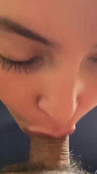Sucking My Boyfriend Until I Get All His Milk and He Cums in My Mouth