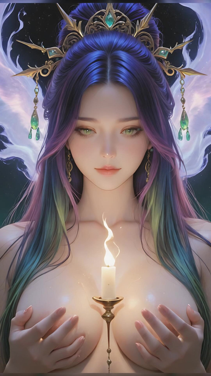 LustRender: แฟนตาซี Heavenly Spirit Wild Huntress ใช้นิ้วสบู่เสียบลึก