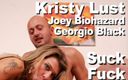 Picticon BiSexual: Kristy Lust и Joey Biohazard и Georgio Black сосут, трахают анальный бисексуальный камшот на лицо