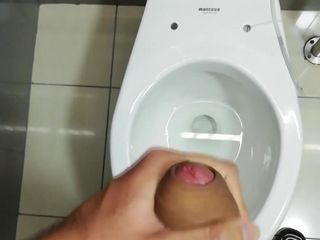 Camilo Brown: Jerking off in the mall bathroom