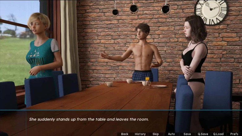 Visual Novels: Летний запах, часть 6 (маршрут сводной сестры)