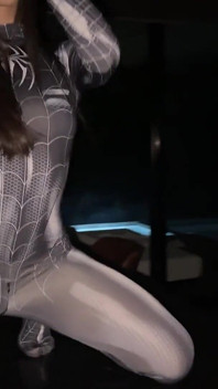 Spider-girl Will Save Your Day with Her Juicy Pussy!