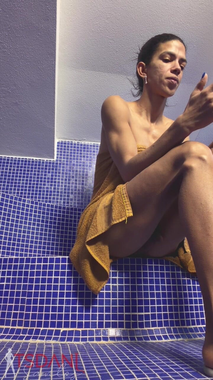 Tsdanisantos1: Droog bad en ik was daar om mezelf een beetje...