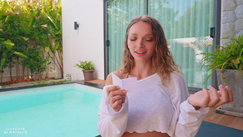 Lily Cute: Heiße vollbusige stiefschwester verliert ihr loch in wahrheit oder pflicht