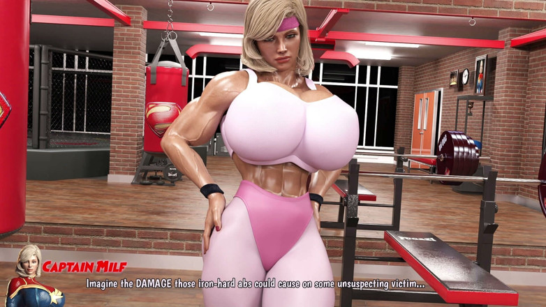 Anime_Sex_00: Alpha Guy domina sexy tía capitán en el gimnasio - tetonas...