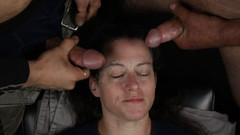 Dirty Dees: Follada facial de doble equipo para una buena chica que...