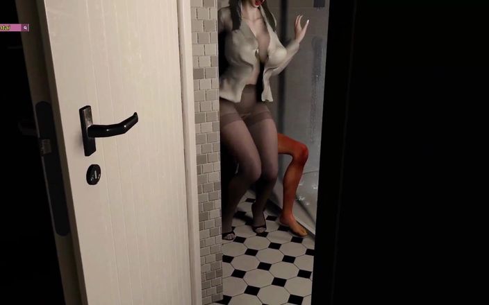 Soiyu Hentai: Bini curang mengongkek pelanggan zakar besar lelaki tua (p2) - animasi 3d hentai