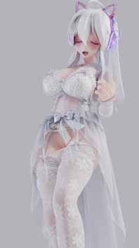 [mmd] schwaches T-ara Brautliebesweißes Brautkleid