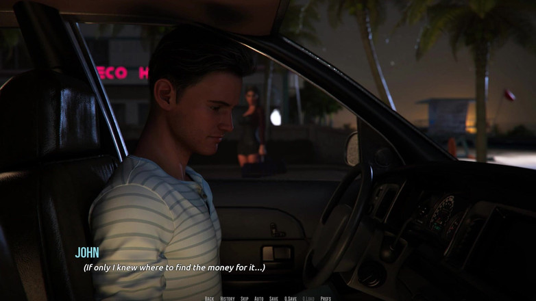 3D Cartoon Porn: Домино Бич 2: Роковая ночная прогулка Джона с Эмили