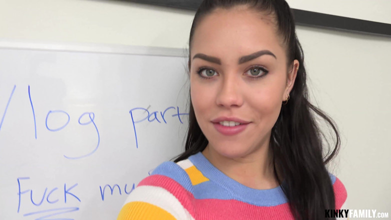 Kinky Family: Fucking stepbrother for a blog