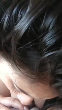 Leche En El Cabello Después De Una Mamada Áspera