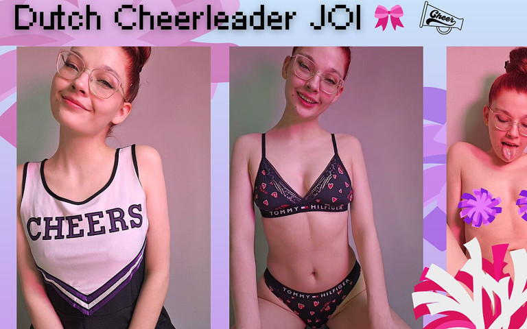 Dutch Cheerleader JOI (Petite sub kitten)