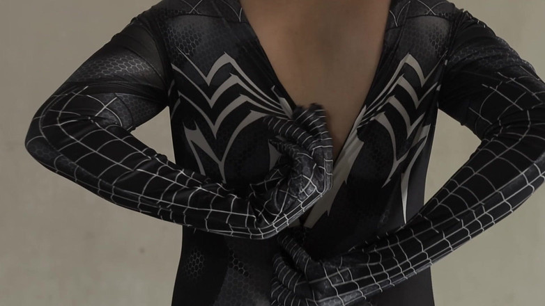 deafheaven666: 试穿我的新蜘蛛侠服装