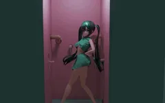 Mona Genshin Impact Glory Hole Gangbang Hentai Undress Dance and Sex MMD 3D - Clear Blue Color Edit Smixix