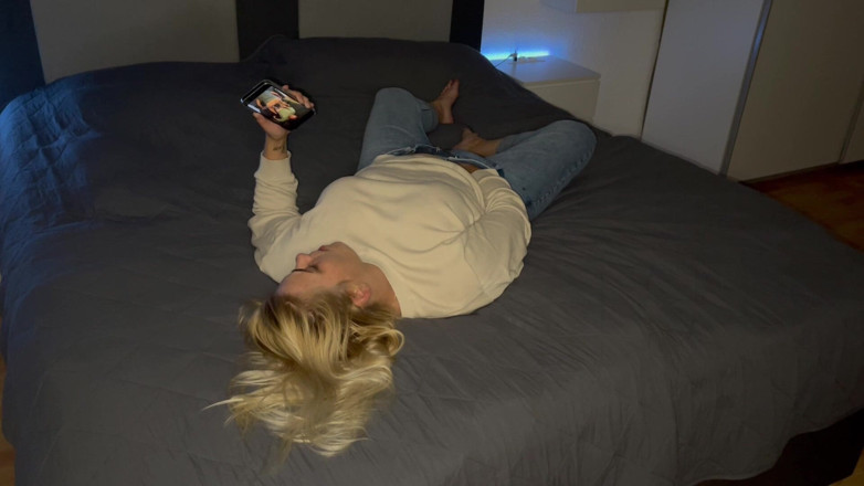 Bonieclydeerotik: Masturbation Porn Watching Horny Foreplay Blonde Wet Horny Aroused Pussy...