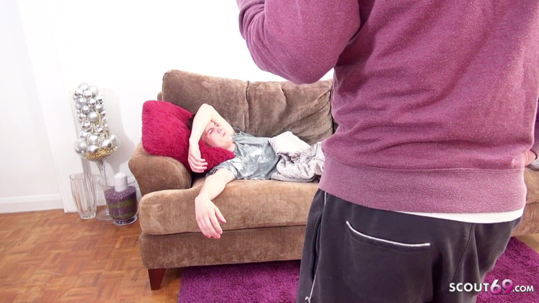 Full porn collection: Step brother lies on the couch and sex teen Pixie...