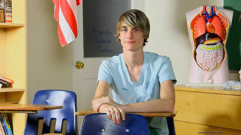 Teach Twinks: Hottie Preston Andrews heeft een paar dingen om te delen
