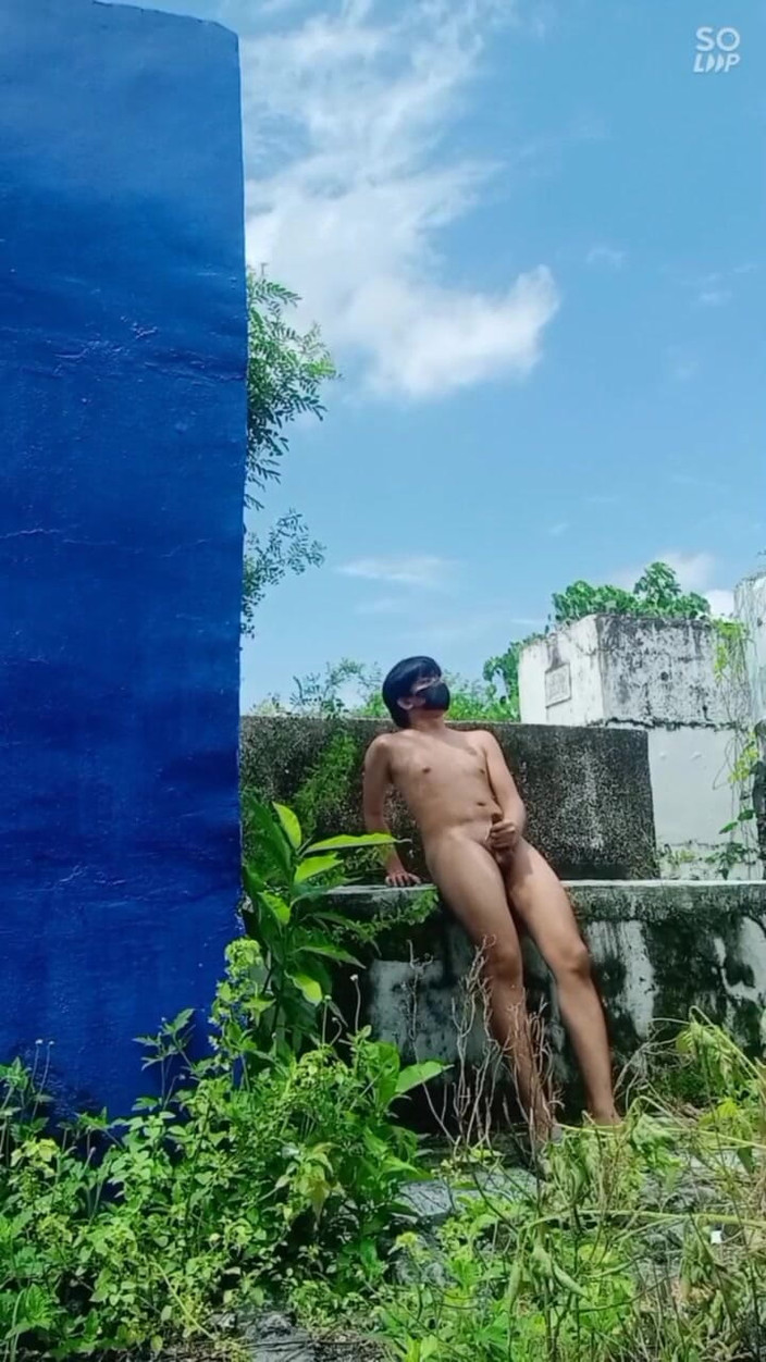 Rent A Gay Productions: Super roztomilý asia boy venkovní honění