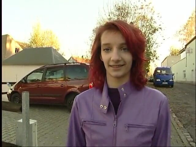 Dirty Teeny: Redhead teen with small tits gives an amazing blowjob at...