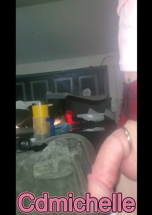 Crossdressers Cd Michelle wearing sexy lingerie: Cdmichelle nosí sexy podvazkové kalhotky