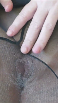 Creampie POV Fuck After Fucking a Dildo & Sucking on Another with Ripped Tights