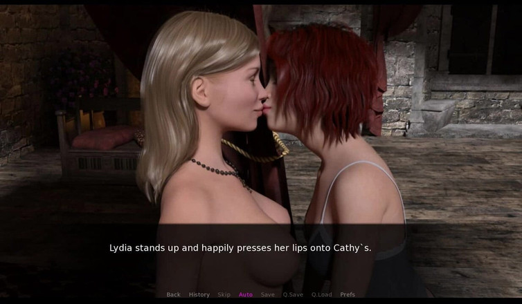 EroticKrisso: 骑士故事 - 凯西和继母熟女做爱