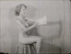 Vintage megastore: 复古黑发美女和摄影师